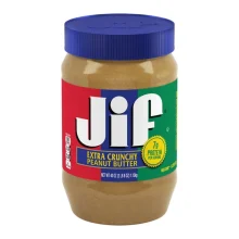 کره بادوم زمینی جیف بدون گلوتن مدل کرانچی